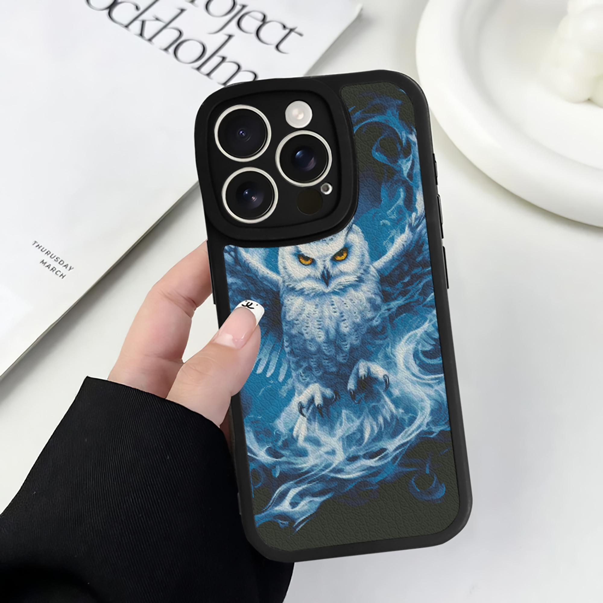 （画像用） Harry Potter ハリー・ポッターシリーズ 【iPhone 16シリーズ対応】シリコンスマホケース（レザー調） 材質：シリコン
